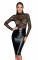 Сукня з мереживним топом Noir Handmade F228 Midi dress with soft lace top, M, мокрий ефект