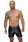 Чоловічі шорти з мокрим ефектом Noir Handmade H061 Powerwetlook shorts, 3XL