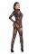 Сітчастий бодістокінг Noir Handmade F237 Long tulle overall, M