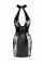 Сукня Noir Handmade F238 Short tulle dress with powerwetlook inserts, L