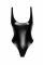 Боді з мокрим ефектом Noir Handmade F244 Powerwetlook body with high cut bottom hem, L