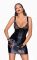 Сукня з мокрим ефектом Noir Handmade F254 Powerwetlook mini-dress, L