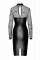 Сукня Noir Handmade F310 Sublime, 3XL, black, міді, мокрий ефект, верх — сітка, довгий рукав