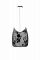 Сукня Noir Handmade F313 Mythos, XL, black, прозора, міні, відкрита спина, декор зі стразів