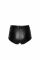 Шортики Noir Handmade F318 Wild, S, black, під латекс, крокодиловий принт, з доступом
