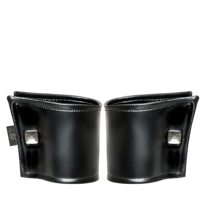 Чоловічі браслети з потайним гаманцем Noir Handmade H075, пара, під латекс, потайна блискавка
