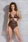 Боді Passion AMBERLY BODY black, XXL/XXXL, відкрита спина, низ стрінги