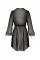 Пеньюар Passion AMBERLY PEIGNOIR black, L/XL, пояс у комплекті