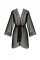 Пеньюар Passion AMBERLY PEIGNOIR black, S/M, пояс у комплекті