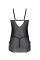 Пеньюар Passion DROSERA CHEMISE black, S/M, мереживний ліф зі стрепами, трусики в комплекті
