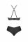 Комплект Passion KERRIA BIKINI black, S/M, бралет і трусики-бікіні