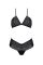 Комплект Passion KERRIA BIKINI black, XXL/XXXL, бралет і трусики-бікіні