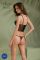 Комплект Passion KERRIA SET black, L/XL, сітка+мереживо, бюстьє та стрінги