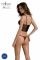 Комплект Passion KERRIA SET black, S/M, сітка+мереживо, бюстьє та стрінги