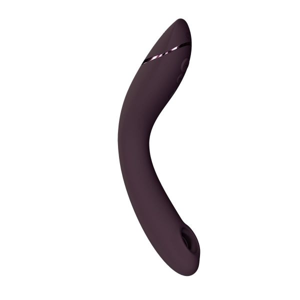 Вакуумний стимулятор для точки G та клітора з вібрацією Womanizer OG Aubergine, 12 рівнів, 3 режими