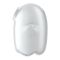 Вакуумний кліторальний стимулятор з вібрацією Satisfyer Glowing Ghost White, світиться в темряві