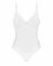 Боді Obsessive Alissium Teddy White, XS/S, ліф з м’якою чашкою, високі вирізи для ніг
