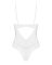 Боді Obsessive Alissium Teddy White, M/L, ліф з м’якою чашкою, високі вирізи для ніг