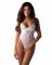 Боді з доступом Obsessive Alissium crotchless teddy, XS/S, ліф з м’якою чашкою, високі трусики