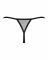 Трусики-стрінги Obsessive Novenes crotchless thong, XS/S, сітка, стрепи, прикраса зі стразами