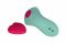 Вібратор у трусики FairyGasm HeartGem green, на магніті, пульт ДК