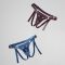 Трусики для страпона Strap-On-Me Harness Generous Blue, One Size, штучна шкіра, регульовані ремені, змінні кріплення для дилдо