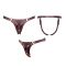 Трусики для страпона Strap-On-Me Harness Generous Aubergine, One Size, штучна шкіра, регульовані ремені, змінні кріплення для дилд