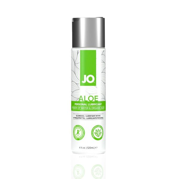 Змазка на водній основі JO H2O Organic Aloe (120 мл), зволожувальний та заспокійливий ефект
