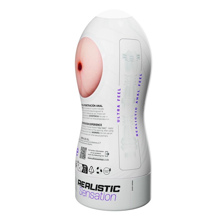 Мастурбатор-анус Alive Maxi Flex L Anal, реалістичний вхід, рельєфний канал