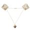 Затискачі для сосків з важкою підвіскою LOCKINK Adjustable Nipple Clamps with Heavy Pendant, під золото