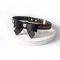 Нашийник з повідцем LOCKINK SEVANDA Love Heart Butterfly Leather Collar Set, чорно-рожевий, з бантом