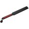 Паддл LOCKINK SEVANDA Braided-handle Spanking Paddle, чорно-червоний, гладенький, з плетінням на ручці