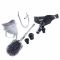 Набір для домінування LOCKINK SEVANDA Objectification Bathroom Set, маска та 4 насадки