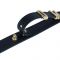 Нашийник LOCKINK Dark DIY Alphabet Collar, чорний, штучна шкіра, букви зі стразами