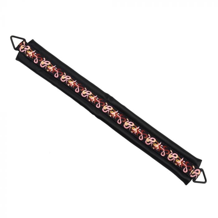 БДСМ-набір LOCKINK The Flowering Serpent Bondage Set, чорний, з малюнком у вигляді змій, 7 предметів