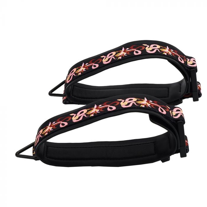 БДСМ-набір LOCKINK The Flowering Serpent Bondage Set, чорний, з малюнком у вигляді змій, 12 предметів