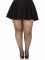 Колготки Leg Avenue Spandex micro net tights, 1X/2X, чорні, у дрібну сітку, середня посадка