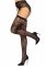 Комплект Leg Avenue Lace thigh highs & garterbelt, One Size, чорний, панчохи та пояс з пажами