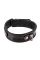 Нашийник із натуральної шкіри Fetish Tentation Premium Patent leather choker, кріпильне кільце