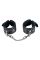 Наручники Fetish Tentation Premium Patent Leather Handcuffs, знімний ланцюжок