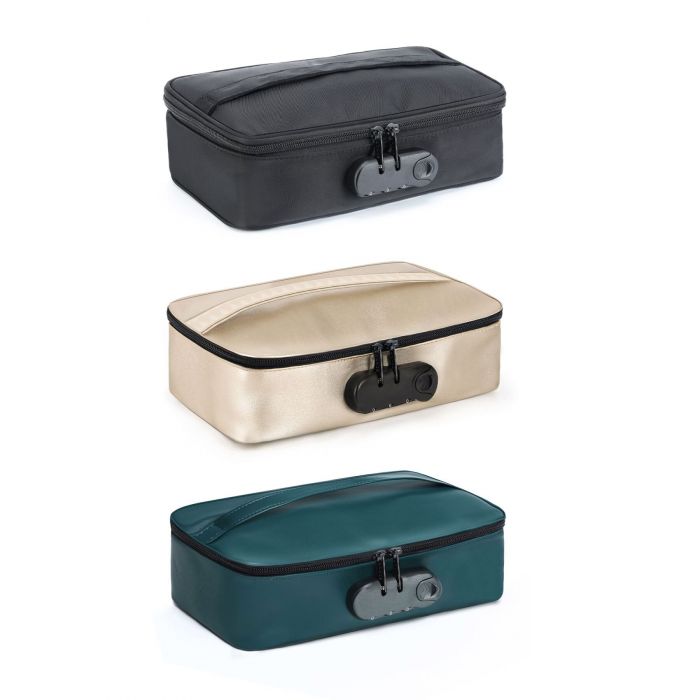 Кейс для іграшок Dorcel DISCREET BOX LUXURY GOLD, кодовий замок, 27×16×7,62 см