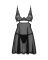 Бебі-дол Obsessive Nutris babydoll & thong, XS/S, імітація ліфа та спіднички, стрінги в комплекті