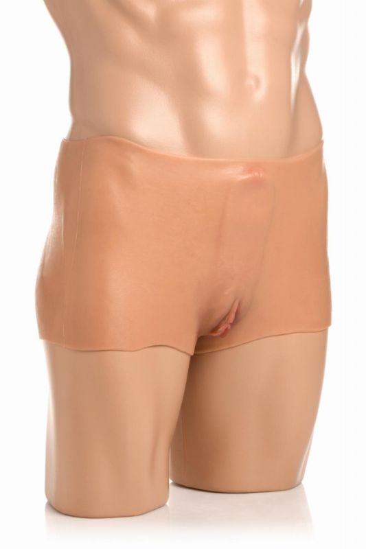Накладна вагіна Master Series Silicone Vagina + Butt Panties - Large