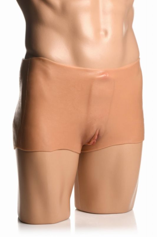 Накладна вагіна Master Series Silicone Vagina + Butt Panties - Medium