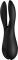 Кліторальний вібратор Satisfyer Threesome 2 Black, 3 гнучкі пальчики, 3 мотори
