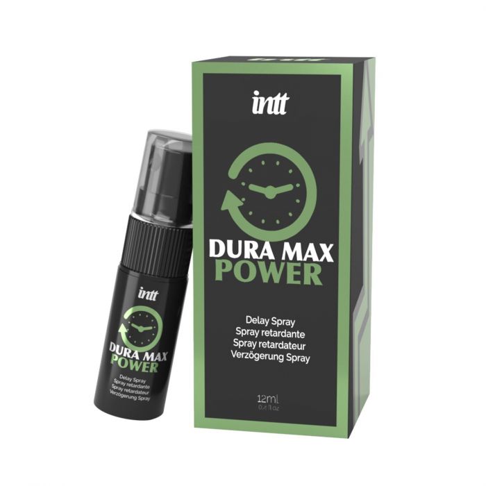 Пролонгатор-спрей Intt Dura Max Power (12 мл) з охолоджувальним ефектом, без лідокаїну, з пантенолом