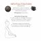 Вагінальні кульки Adrien Lastic Harmony Stones, напівдорогоцінне каміння, діаметр 3 см, 2 тримачі