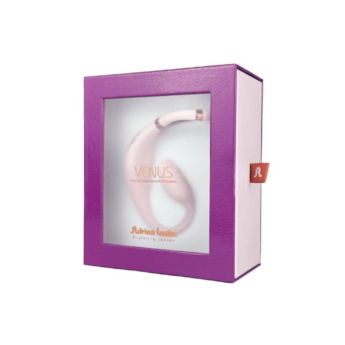 Смарт-вібратор для пар Adrien Lastic Venus + APP, подвійний, можна носити під одягом, 10 режимів