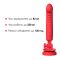 Смарт-міні секс-машина Lovense Mission 2 Vibrating suction cup dildo, 6500 вібрацій/хв, Touch Sense
