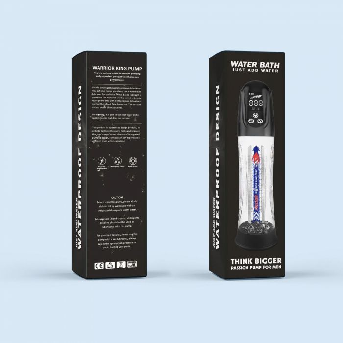 Автоматична гідропомпа 2в1 (вода/повітря) Water Bath з LED-дисплеєм, 2 режими